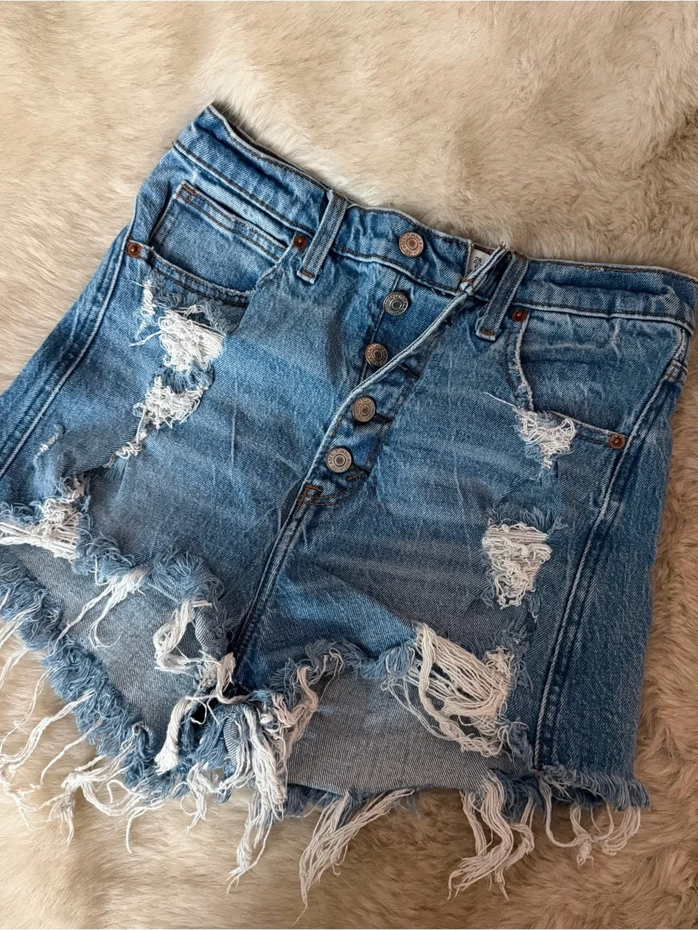 Abercrombie & Fitch Ultra High Rise Shorts